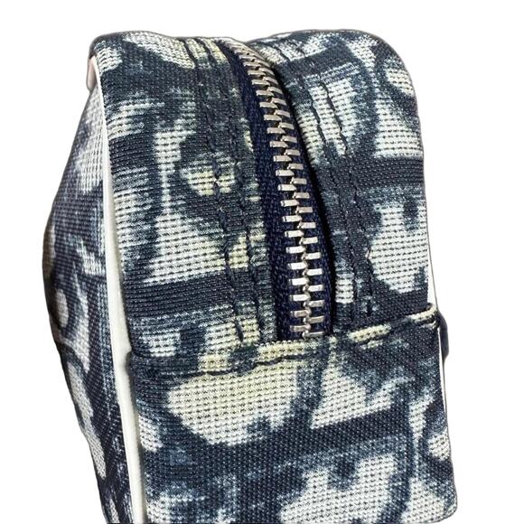 Christian Dior Trotter No. 1 Navy & White Cosmetic Pouch Bag (CDXX125) - Picture 4 of 15